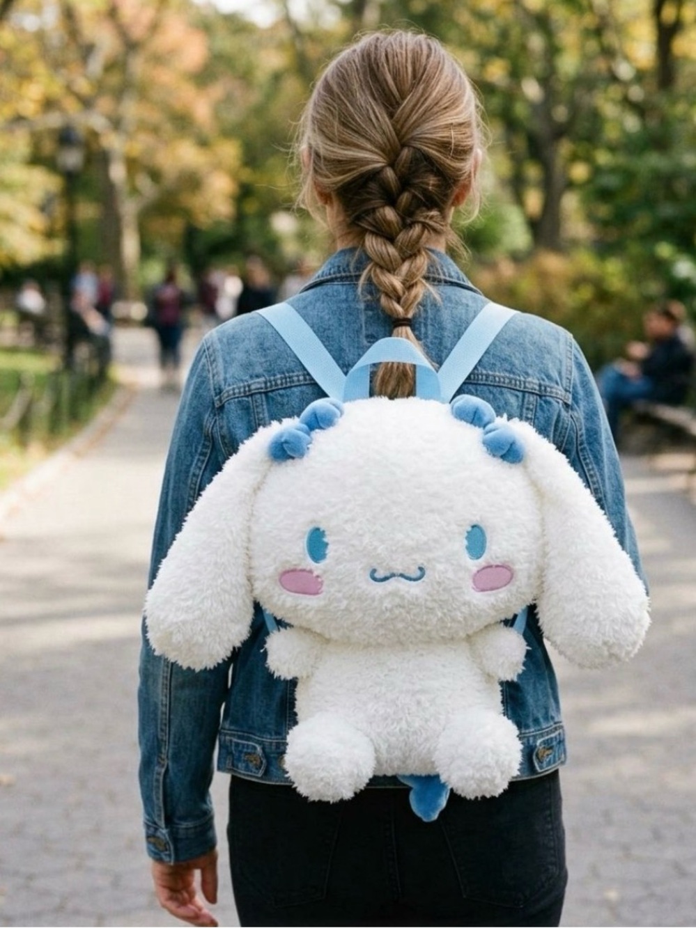NWT Sanrio Cinnamoroll Plush Backpack Kawaii Stuffed Animal Lightweight Anime